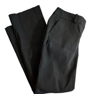 Ann Taylor Factory Black Curvy Petite Dress Pants Cotton Poly  - Size 4‎